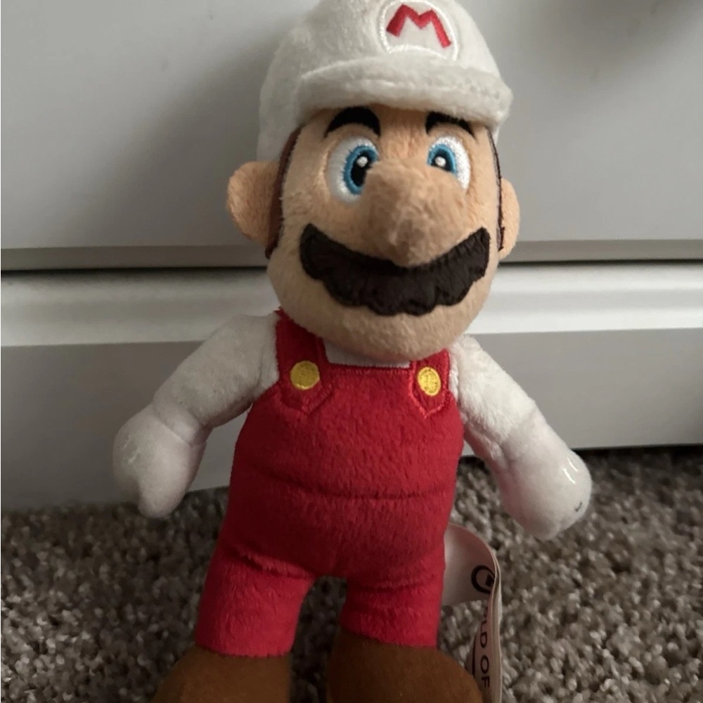 Super Mario Plush Toy - Red and White,